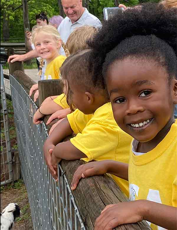 students at Deanna Rose Farmstead