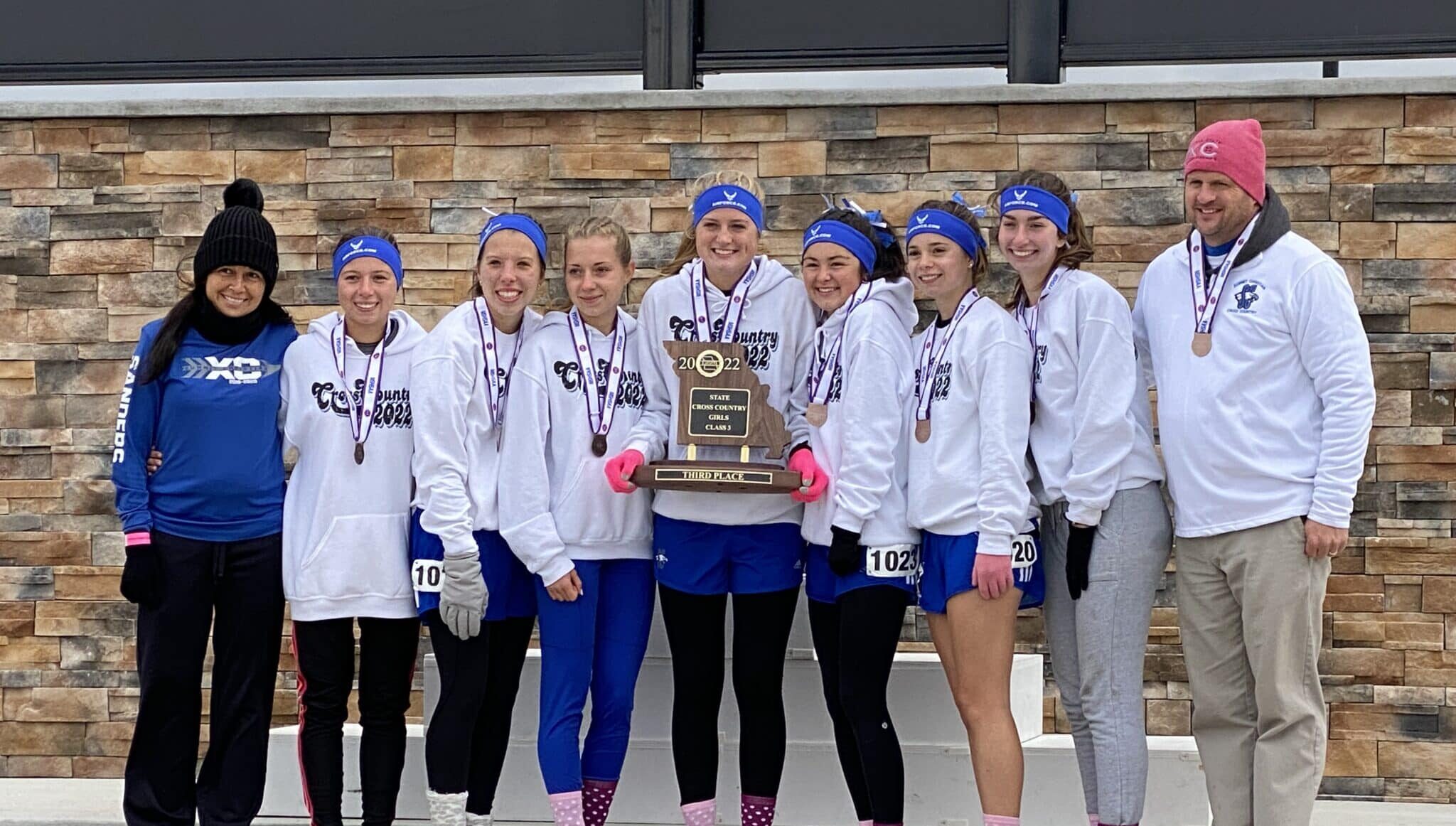SCA Girls Varsity Cross Country Finishes 3rd at State Meet