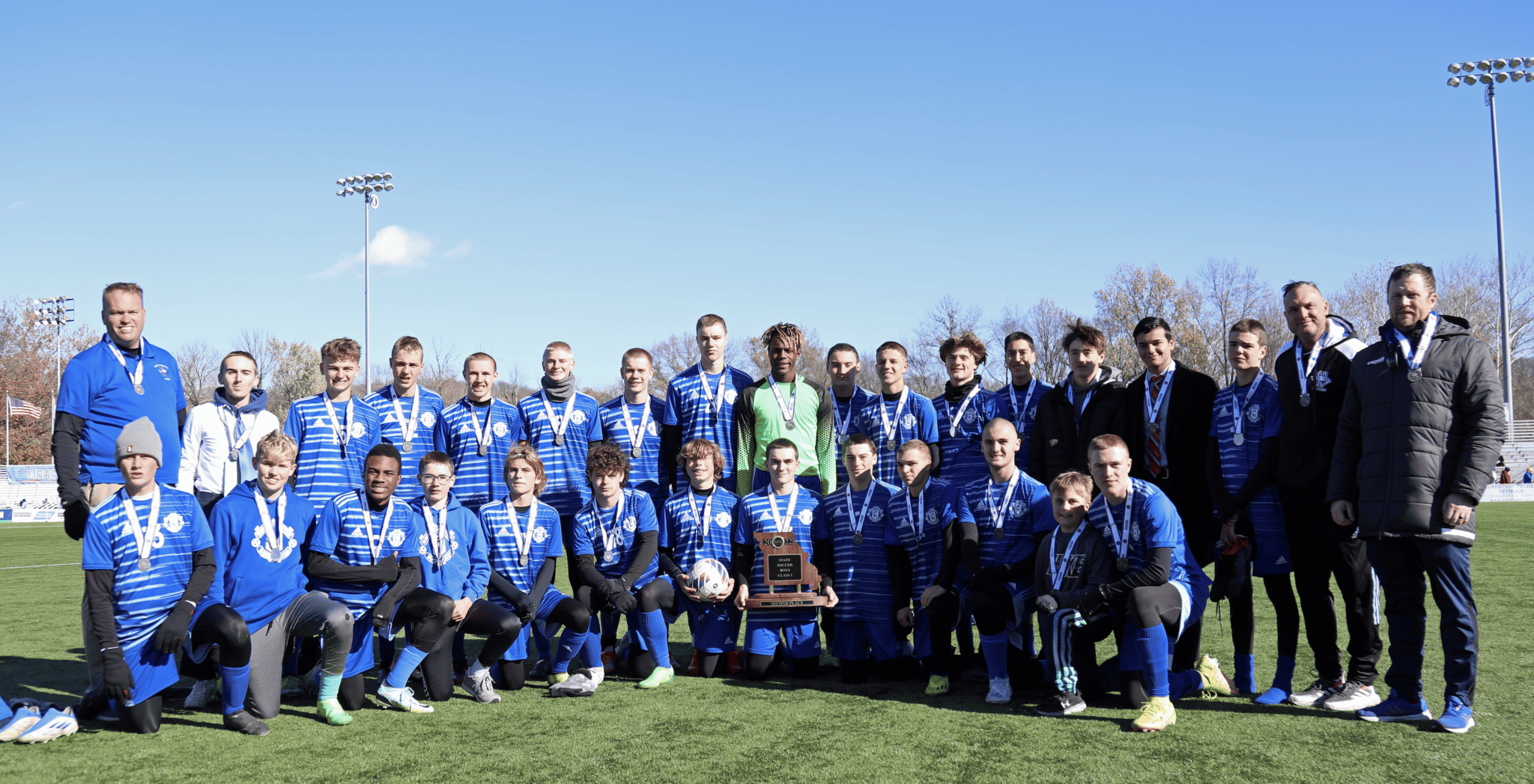 Varsity Soccer 2nd at State Boys