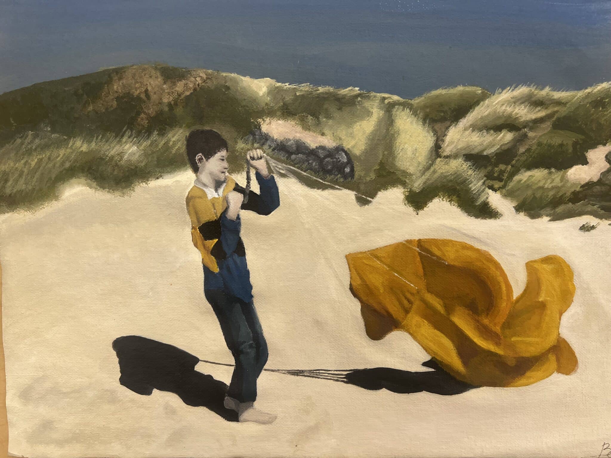 SCA Junior Isabella Wilson’s acrylic painting “Kite on Oregon Beach” received second place in the fifth Congressional Art Competition 2023.