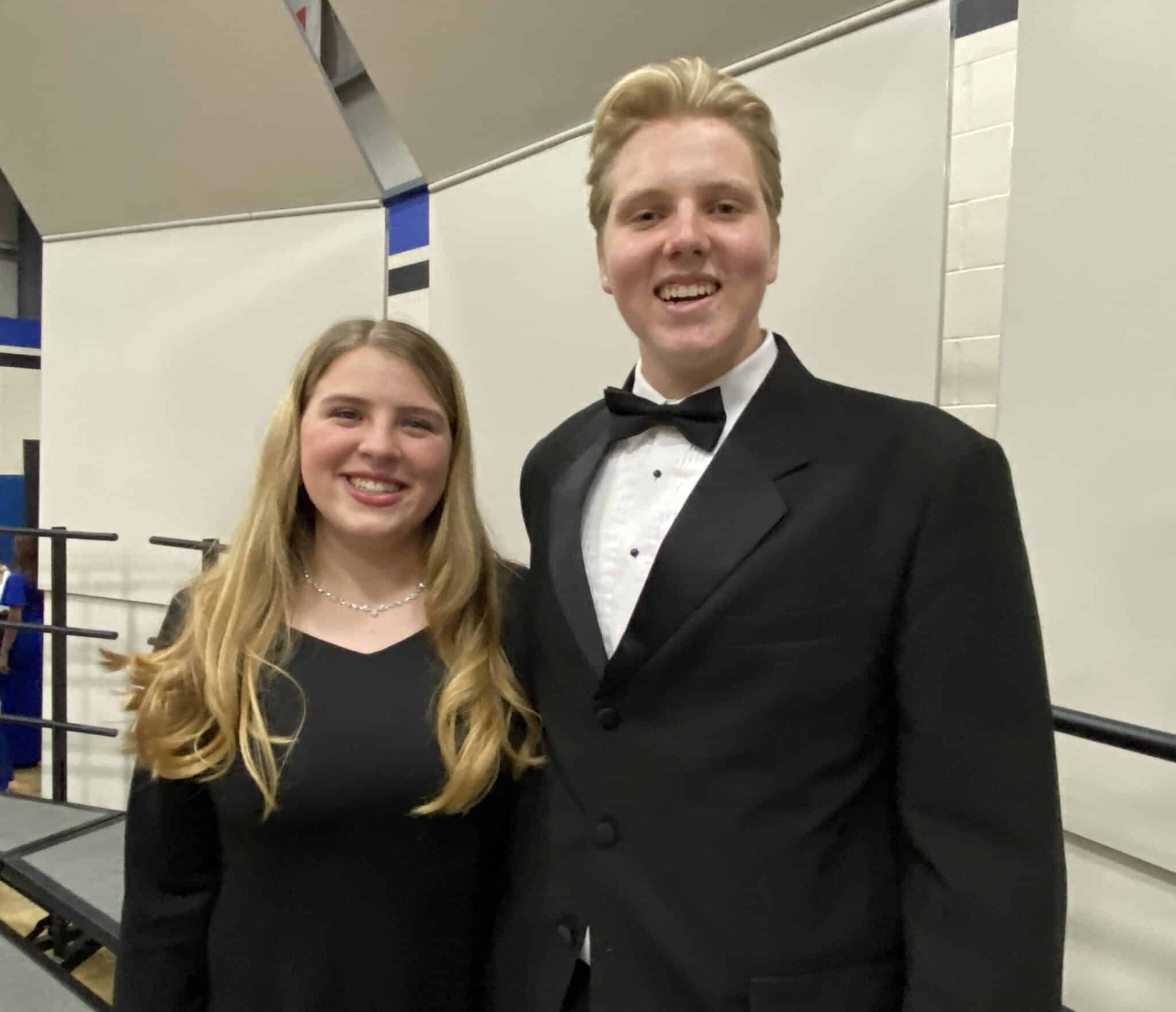 SCA junior Emma Coats and senior Hunter Harris earned a spot in the All-District Mixed Choir for 2023-24.