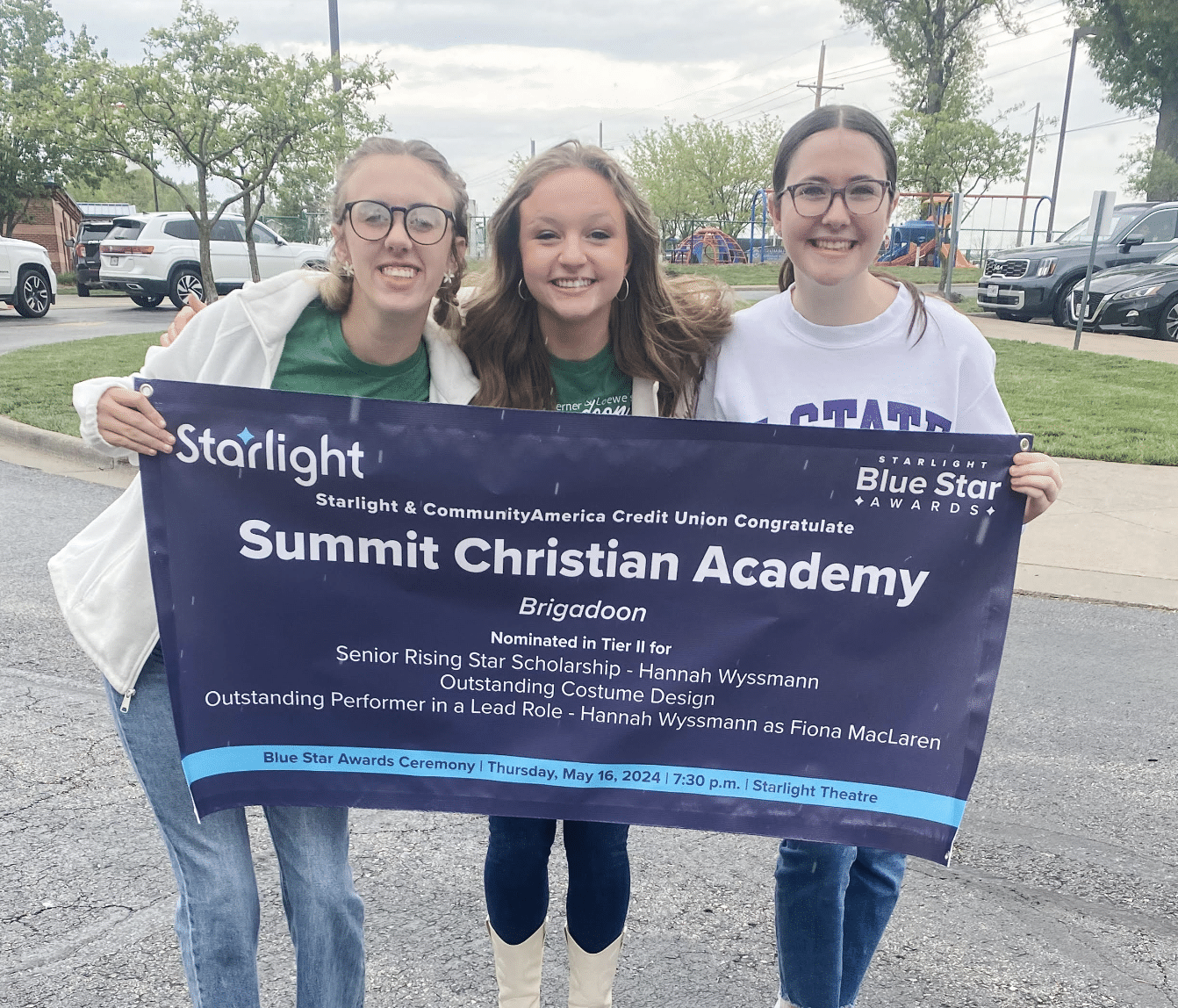 Summit Christian Academy Theatre Students Receive Starlight Theatre’s Blue Star Nominations