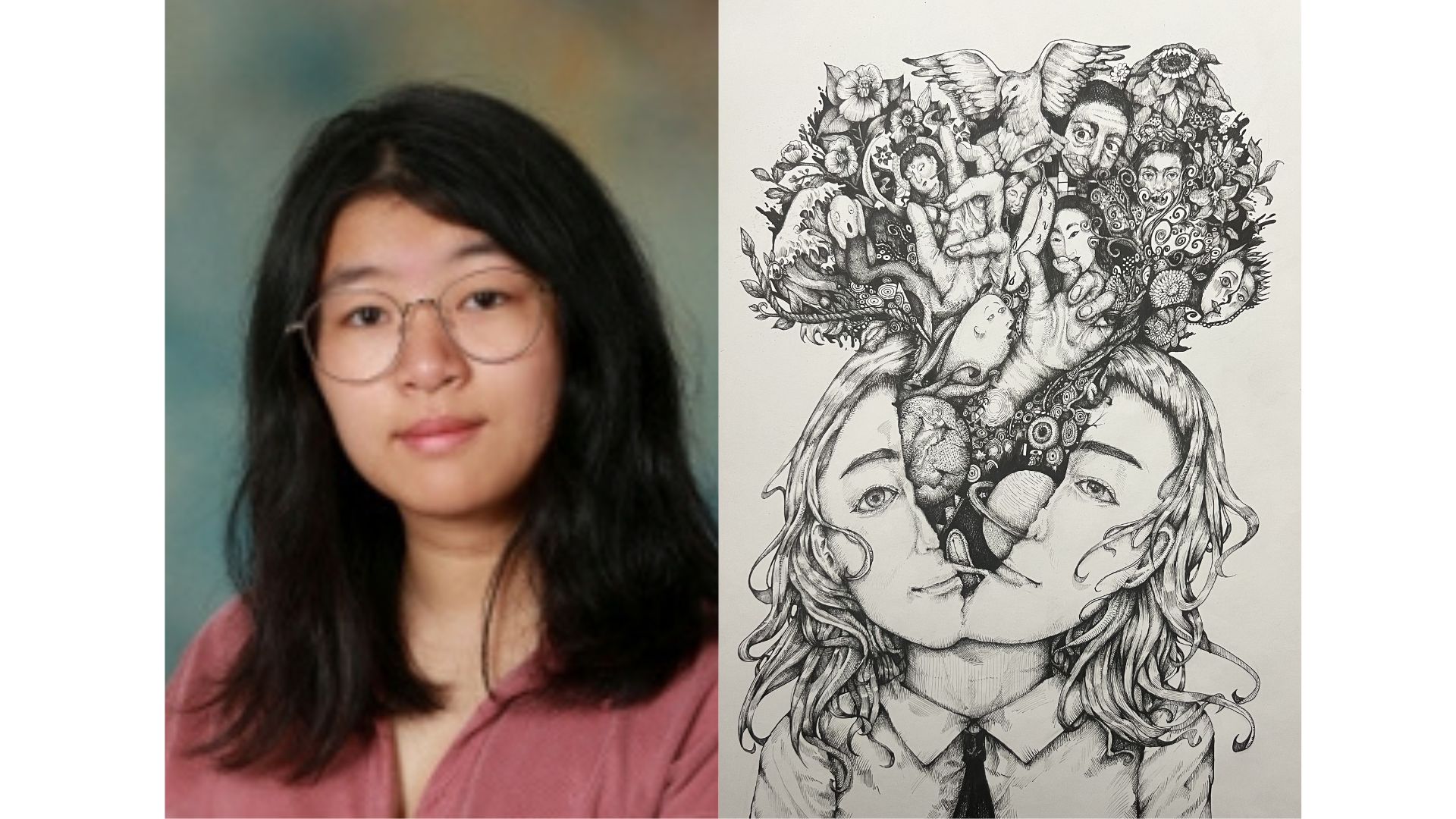 SCA freshman Christine Xiong’s “Reflective Self Portrait” won the U.S. Fifth Congressional District Art Competition which will be framed and displayed at the United States Capitol building for one year.