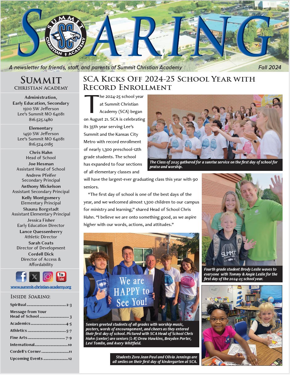 Fall 2024 SOARING Newsletter