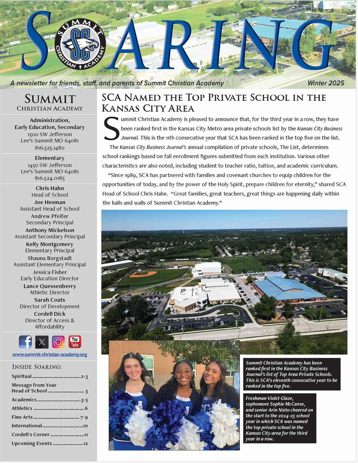 Winter 2024-25 SOARING Newsletter