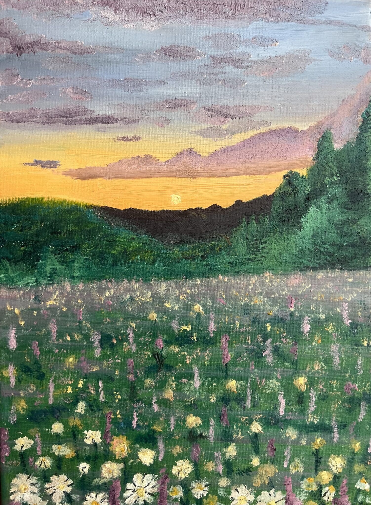 A copy of SCA Junior Aubree Cubley’s Missouri Senate District 8 Art Contest winning landscape oil painting titled “A Blooming Spring” will hang in the Senate hallway gallery from April 2025 to March 2026.