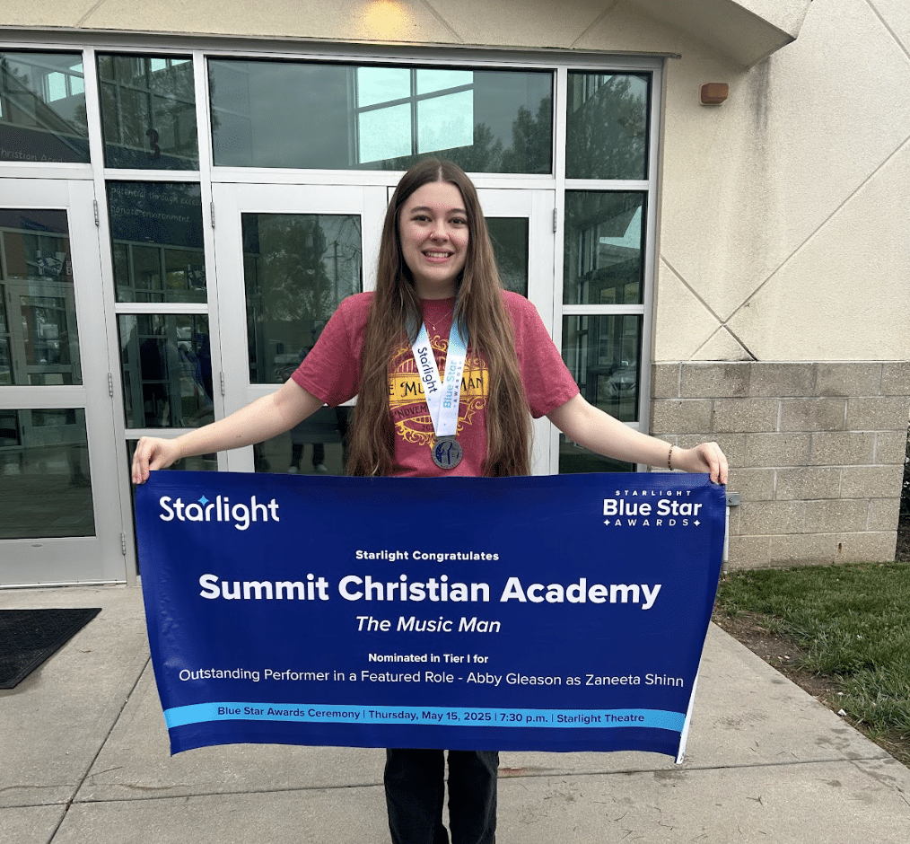 SCA junior Abigail Gleason received a Blue Star Nomination for Outstanding Performer in a Featured Role, as Zaneeta Shinn in The Music Man! Winners will be announced at Starlight’s Blue Star Awards Ceremony on May 15.